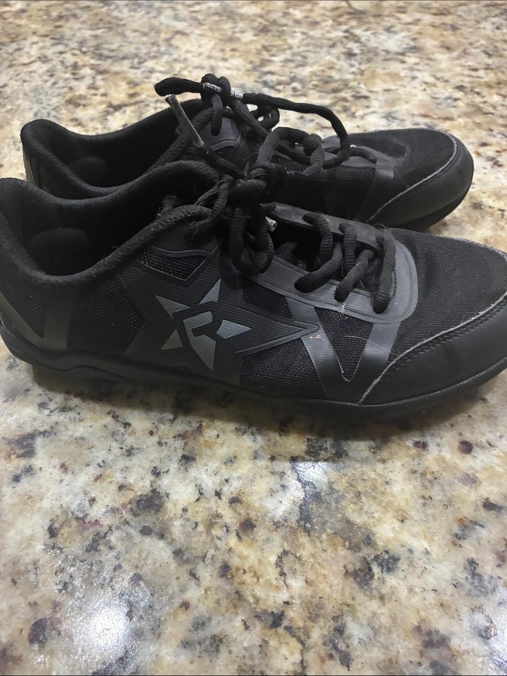 Rebel Ruthless Black Cheer Shoes Women’s Size 8